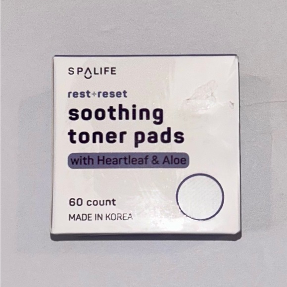 spalife Other - SPALIFE Rest and Reset Soothing Toner Pads with Heartleaf and Aloe